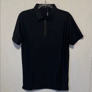 BNWT Men's Black Polo Shirt Size Small